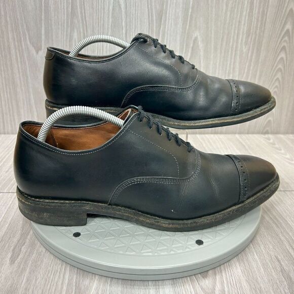 Allen Edmonds Fifth Avenue Cap-Toe Oxford Black Leather Dress Shoe Sz 10.5 main image 14